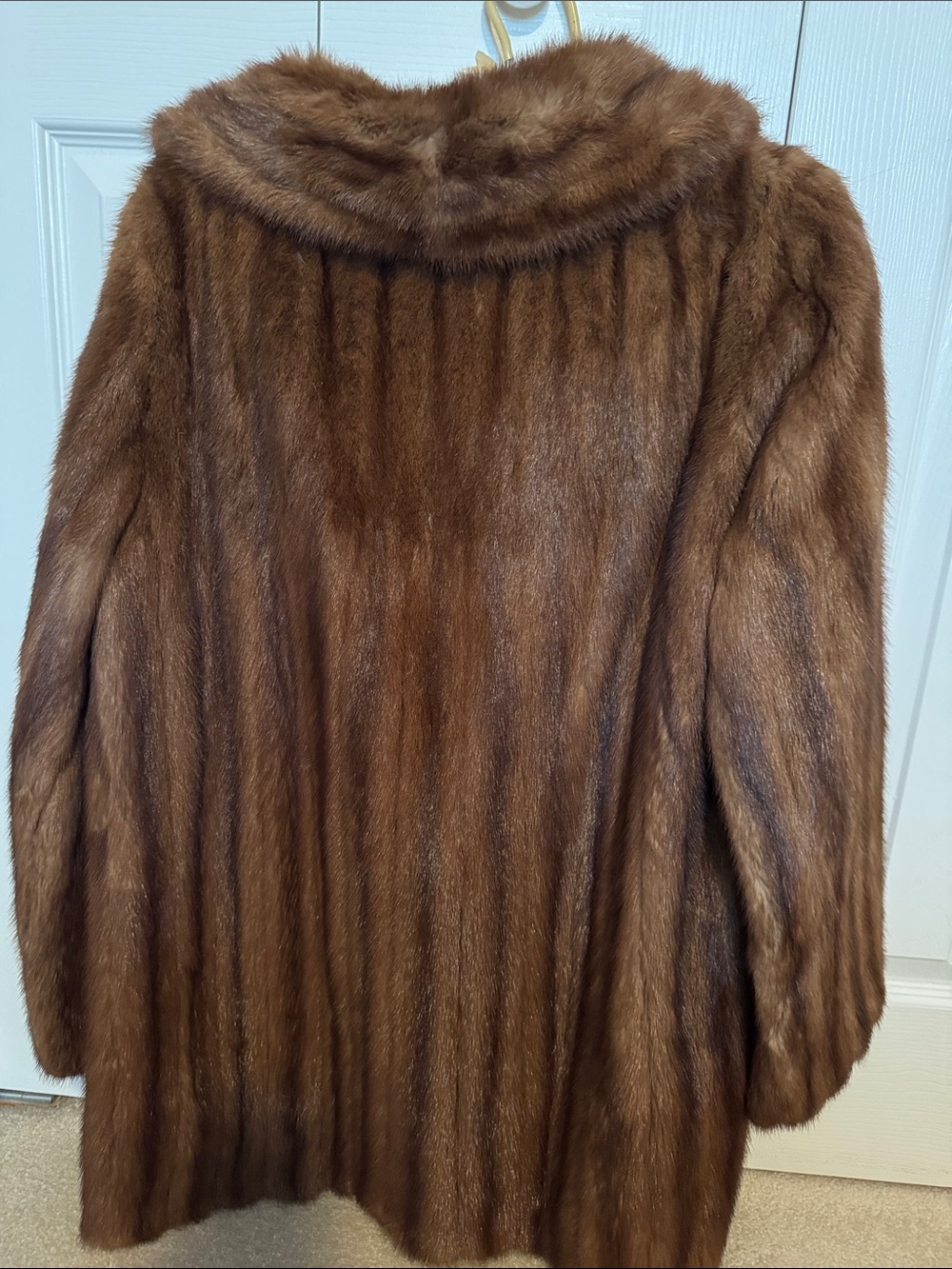 Thompson Rich Chestnut Fur Peacoat - Picture 5 of 5